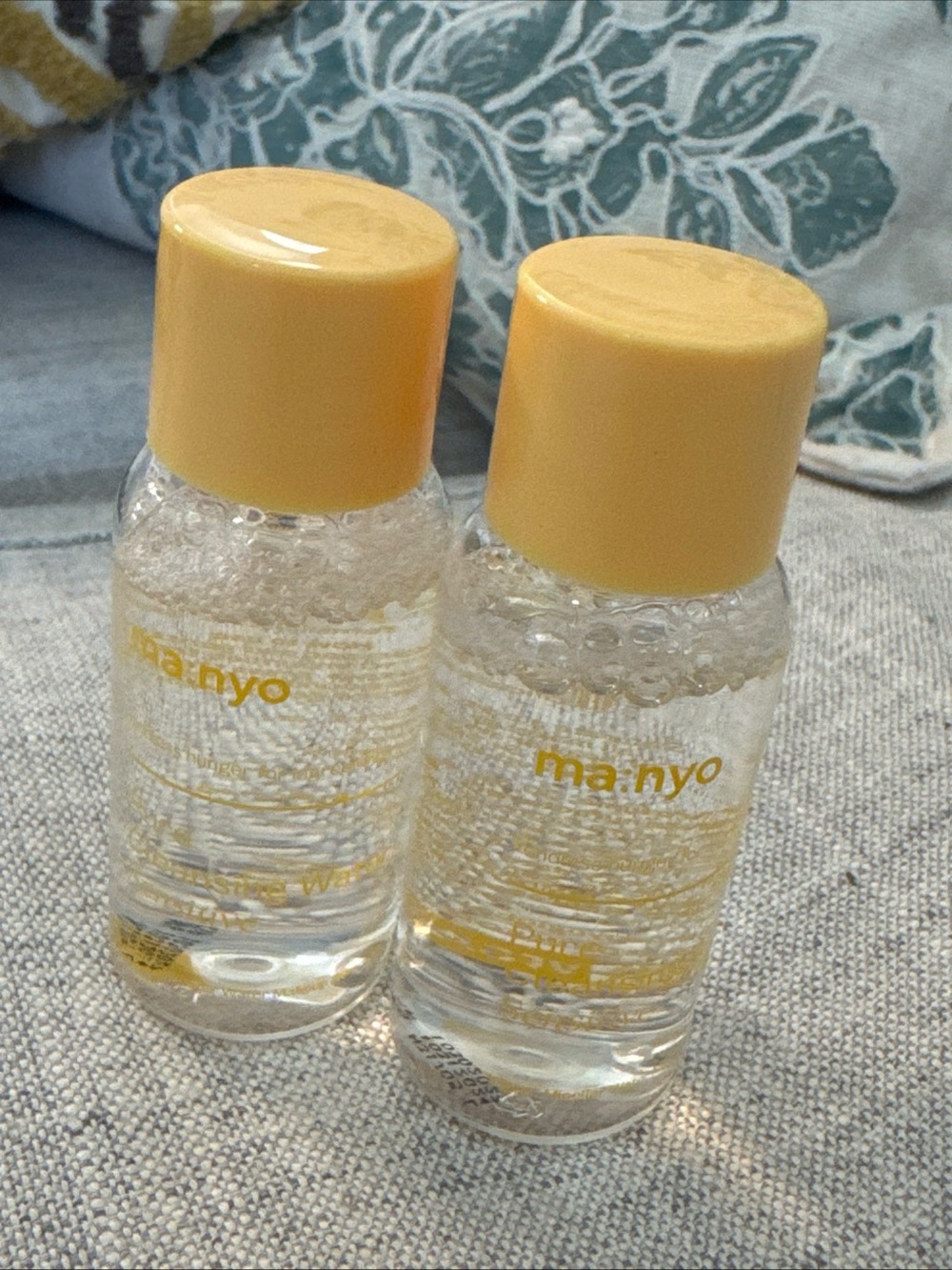 SET Of 2 Ma:nyo Pure Cleansing Water Sensitive Brand New travel